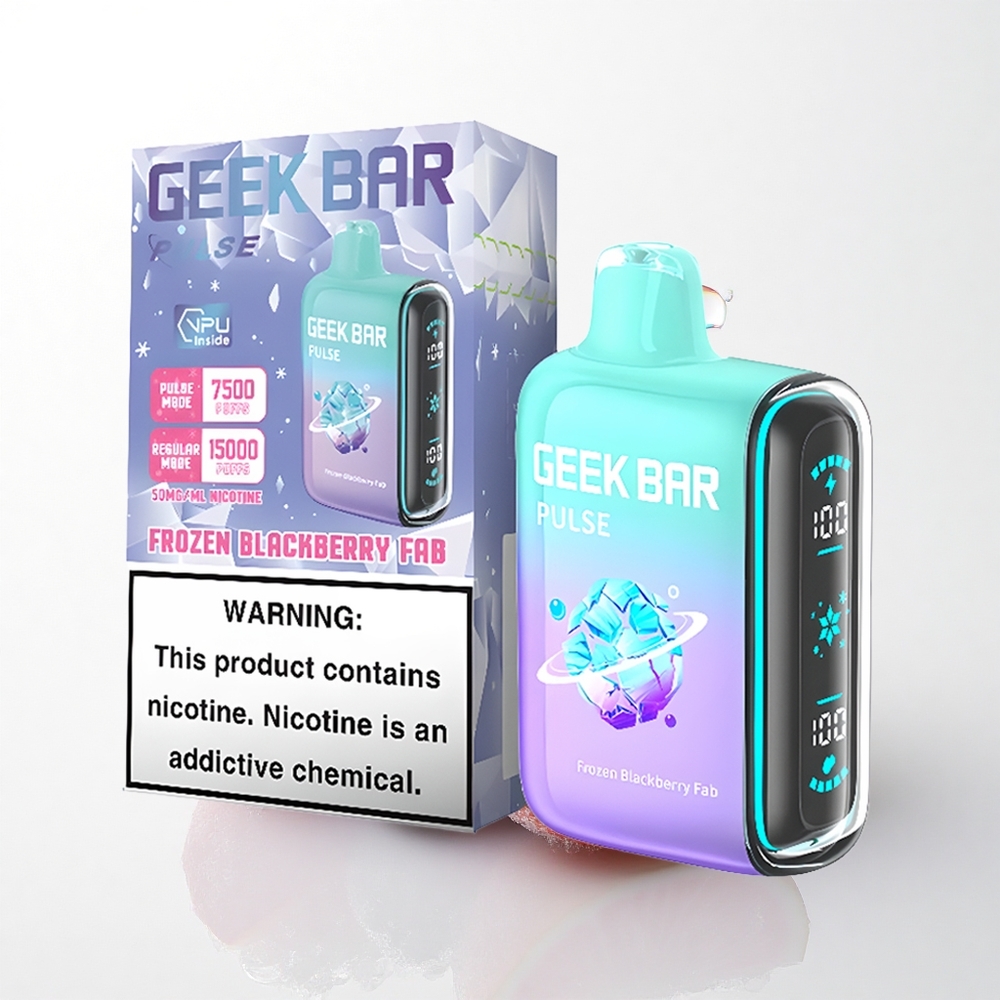GEEK BAR Pulse 15000 Puffs Frosset Udgave 16ML 5% Nicotin 650 mAh