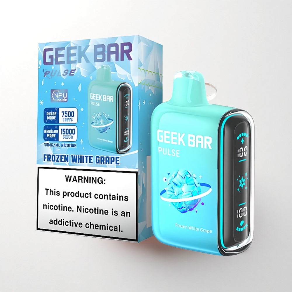 GEEK BAR Pulse 15000 Puffs Frosset Udgave 16ML 5% Nicotin 650 mAh