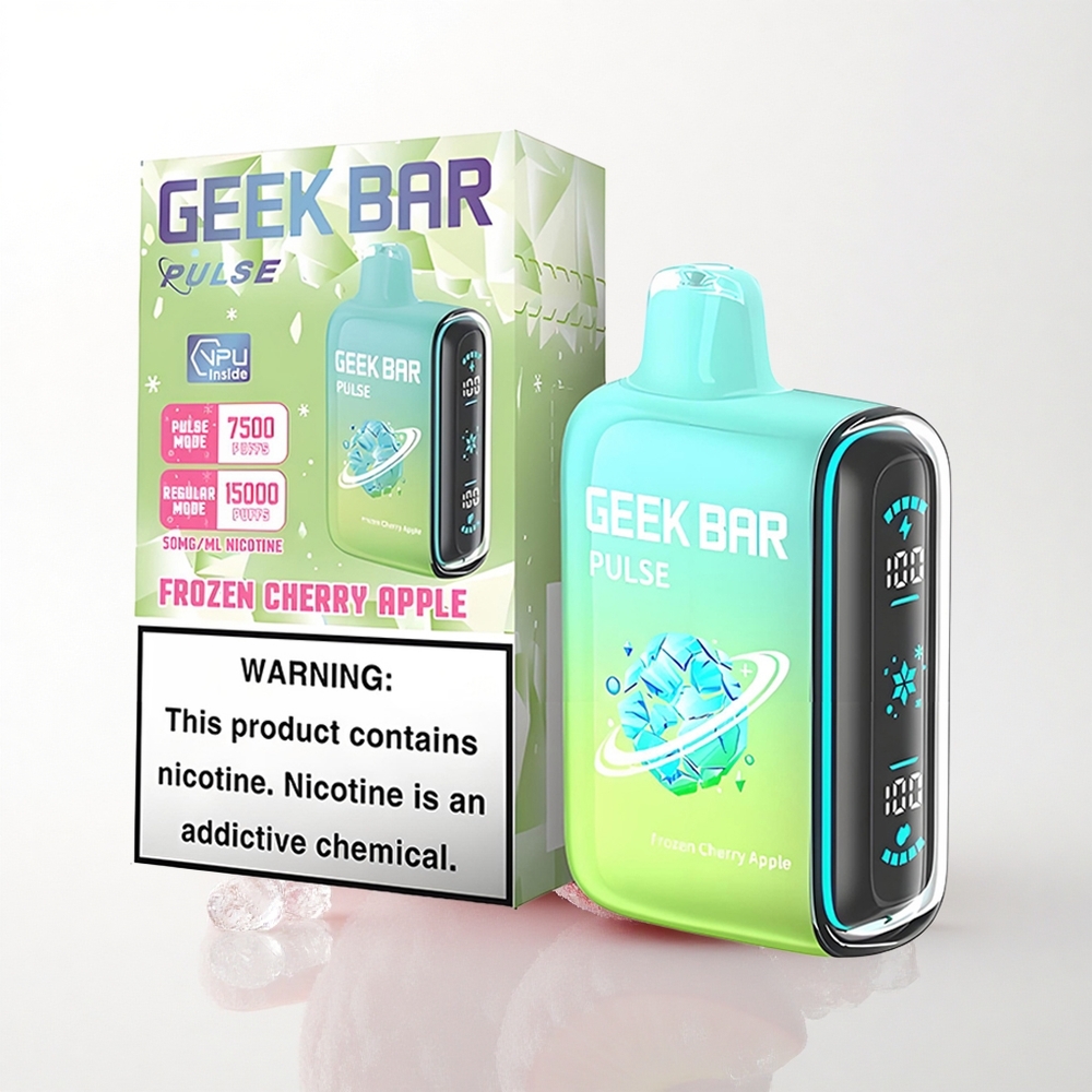 GEEK BAR Pulse 15000 Puffs Frosset Udgave 16ML 5% Nicotin 650 mAh