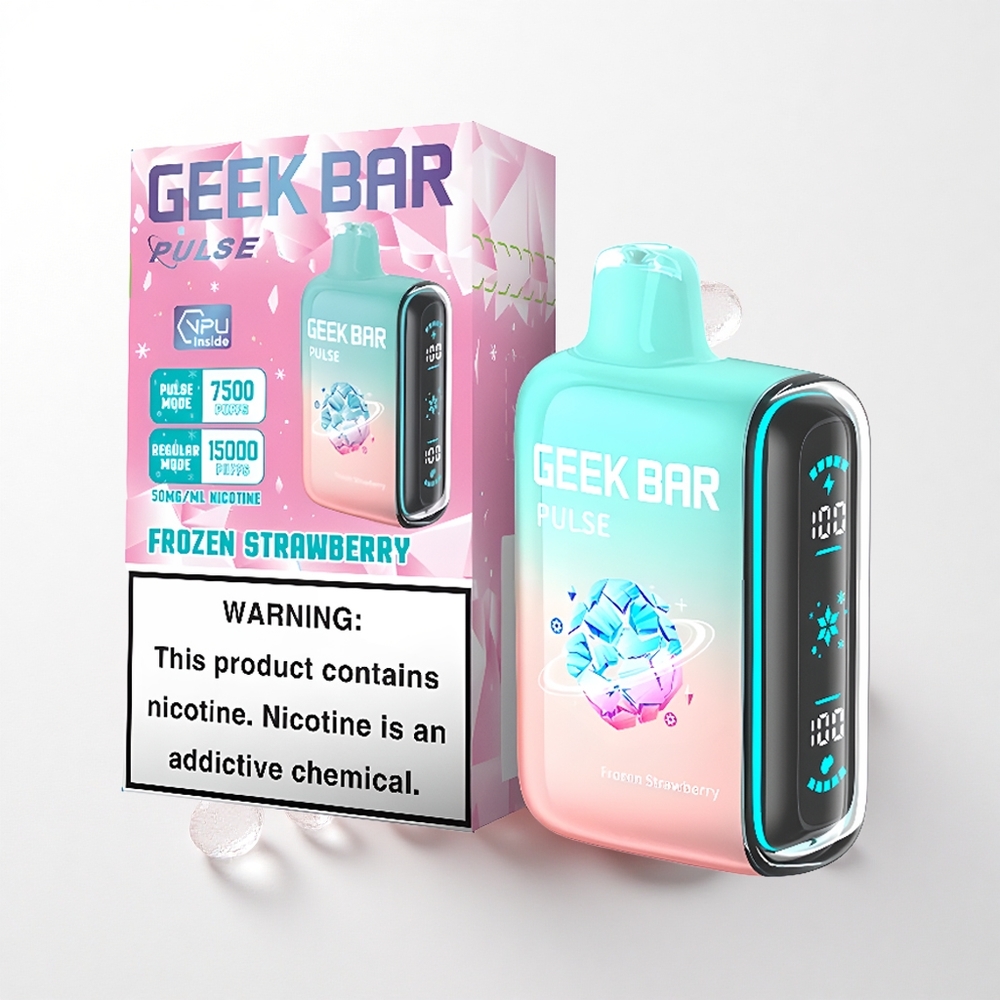 GEEK BAR Pulse 15000 Puffs Frosset Udgave 16ML 5% Nicotin 650 mAh
