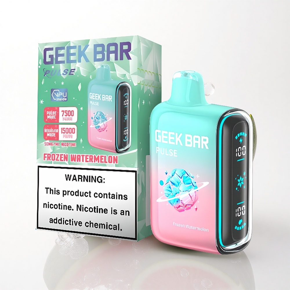 GEEK BAR Pulse 15000 Puffs Frosset Udgave 16ML 5% Nicotin 650 mAh