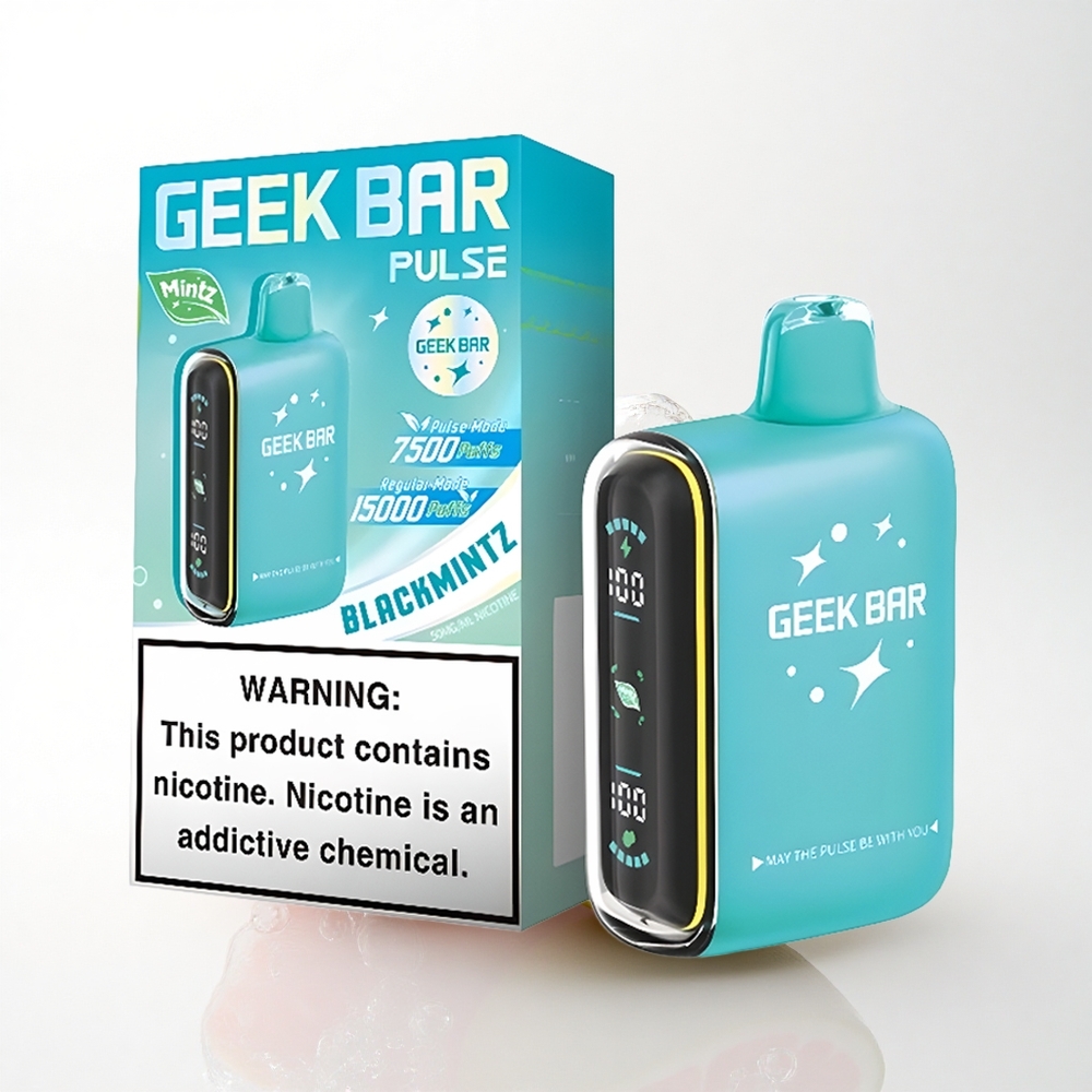GEEK BAR Pulse 15000 Puffs Luftstrøm Justerbar 16ML Nikotin 5% 650 mAh Udgave