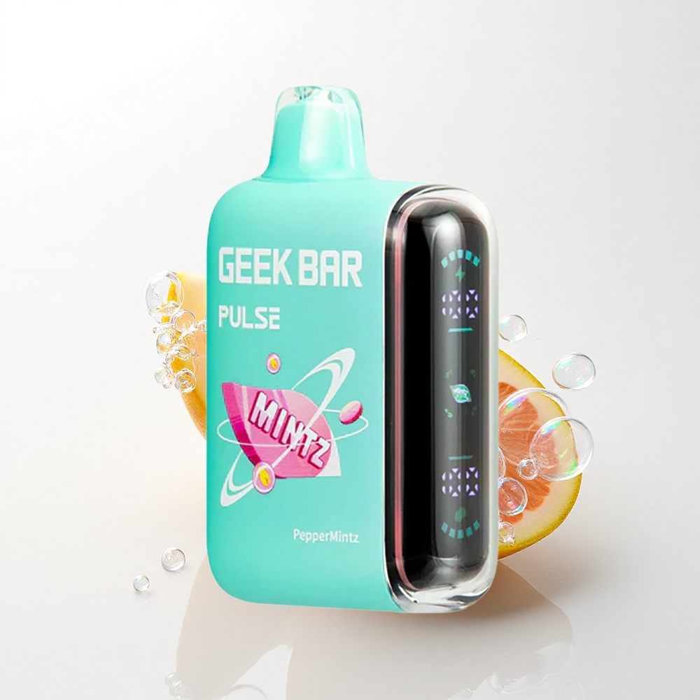 GEEK BAR Pulse 15000 Puffs Luftstrøm Justerbar 16ML Nikotin 5% 650 mAh Udgave