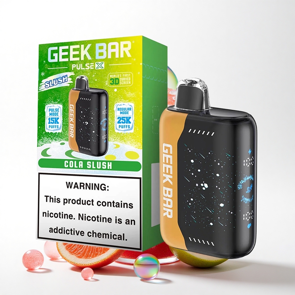 GEEK BAR Pulse X 25000 Puffs Geek Bar Slush Udgave med 18mL e-væske og 0-5% nikotin