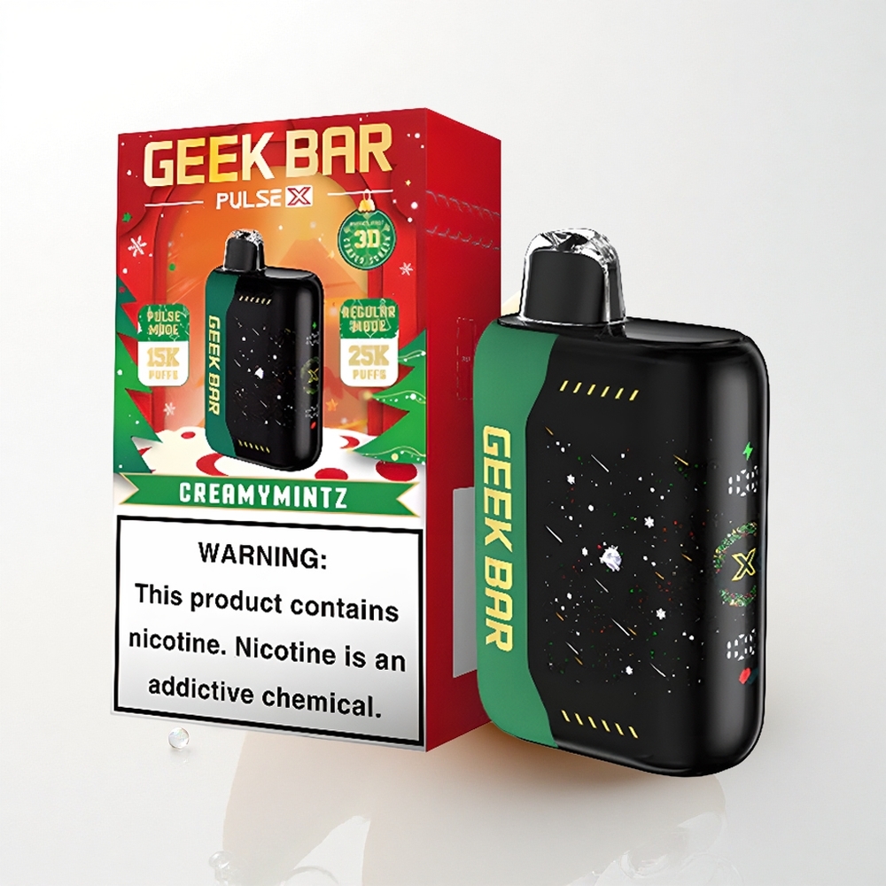 GEEK BAR Pulse X 25000 Puffs Jul Edition med 18mL og 0-5% nikotin