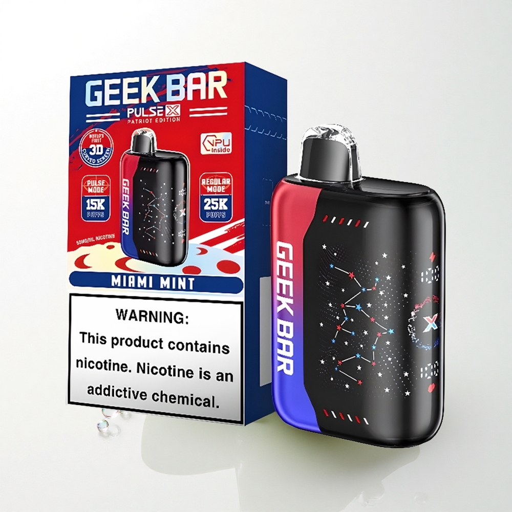 GEEK BAR Pulse X 25000 Puffs Patriot Edition 18mL Nikotin 0-5%