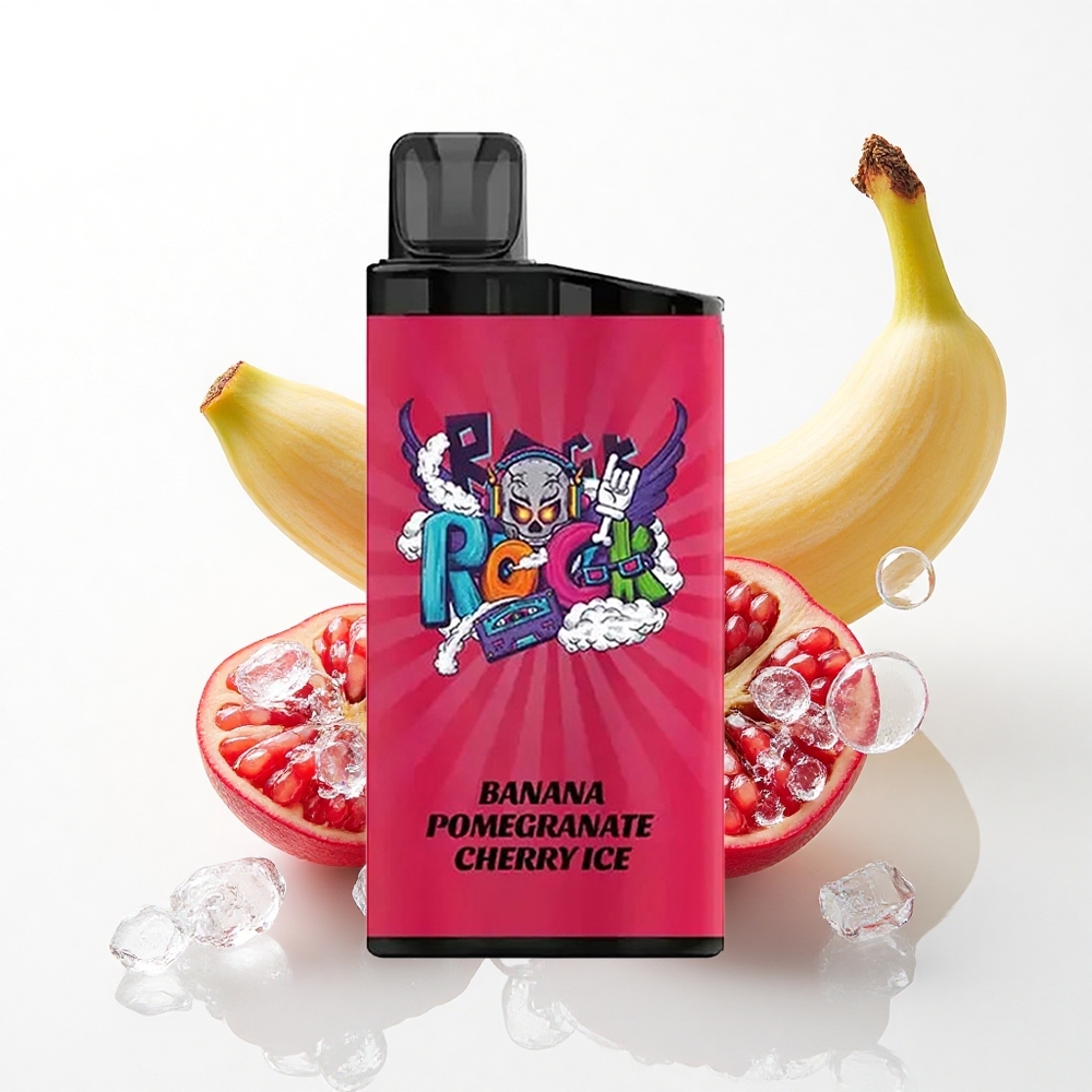 IGET Bar 3500 Puffs Banan Granatæble Kirsebær Is 1400 mAh Mesh Coil