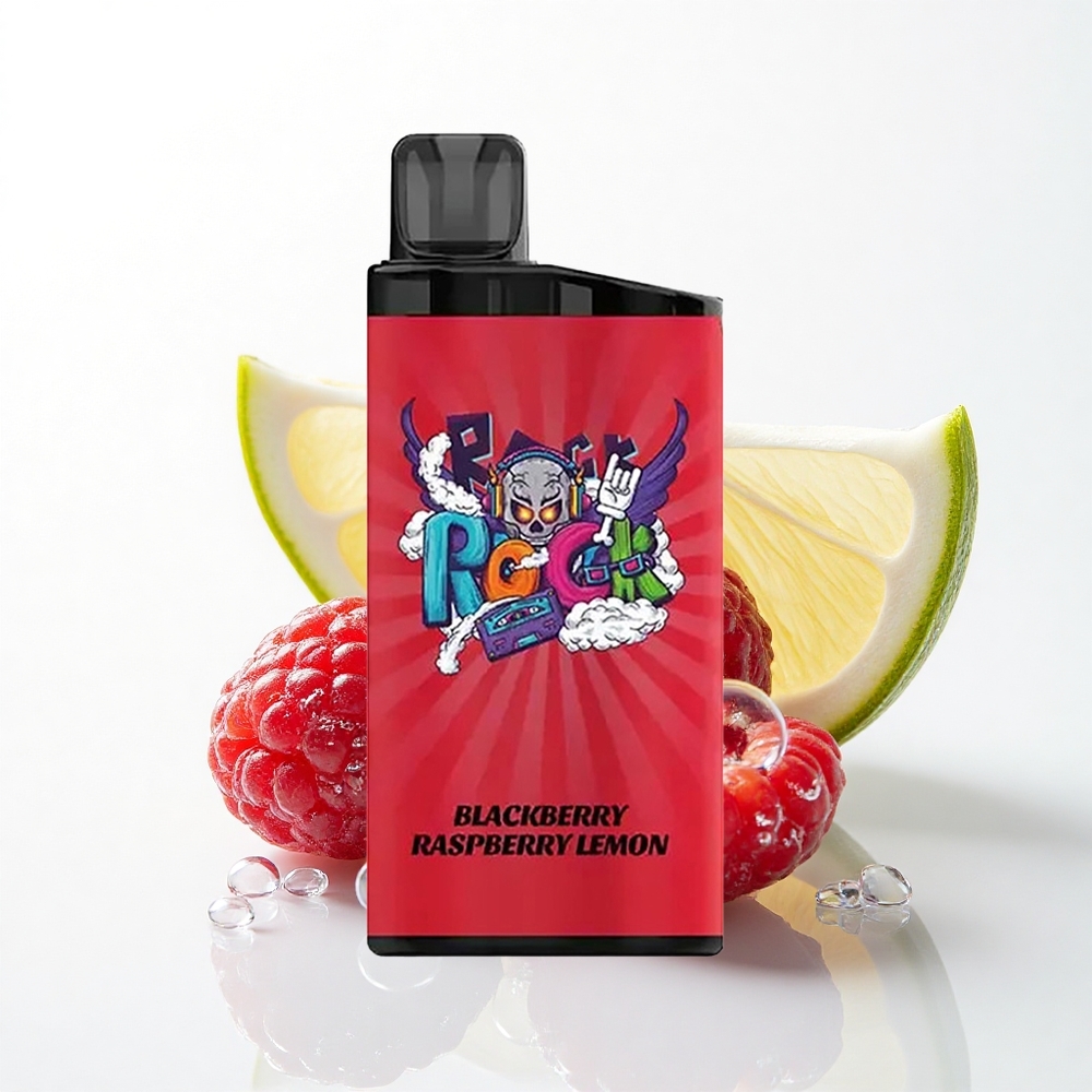 IGET Bar 3500 Puffs Brombær Hindbær Citron 1400 mAh 1.2 Ohm Mesh