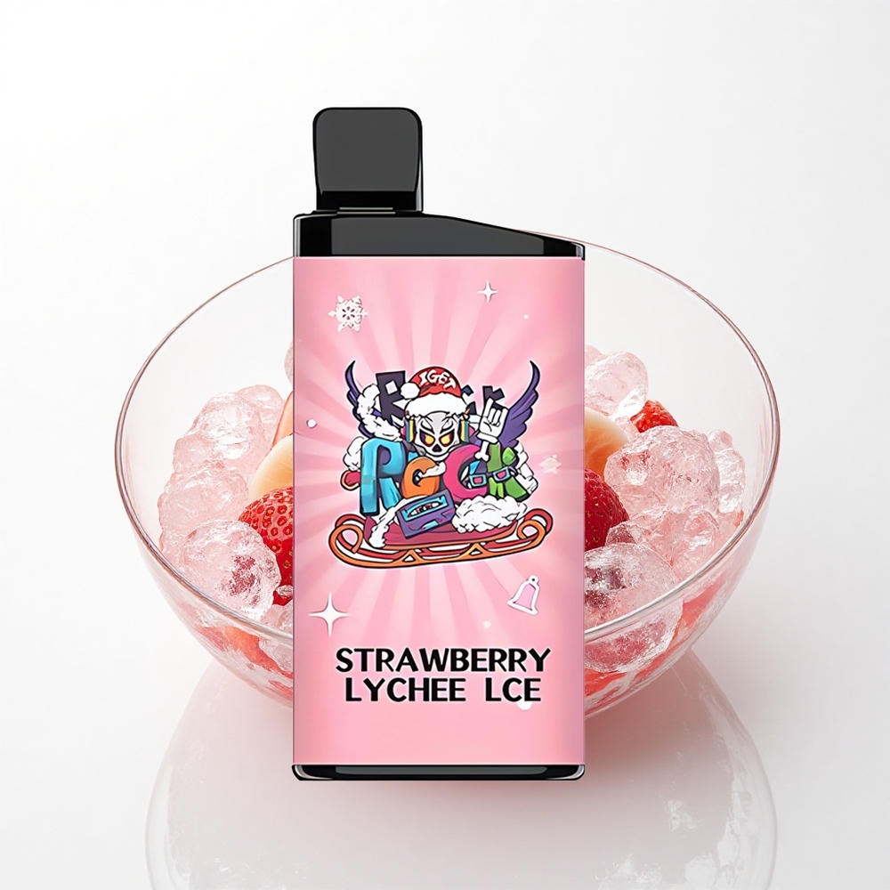 IGET Bar 3500 Puffs Jordbær Lychee Is med 1400 mAh