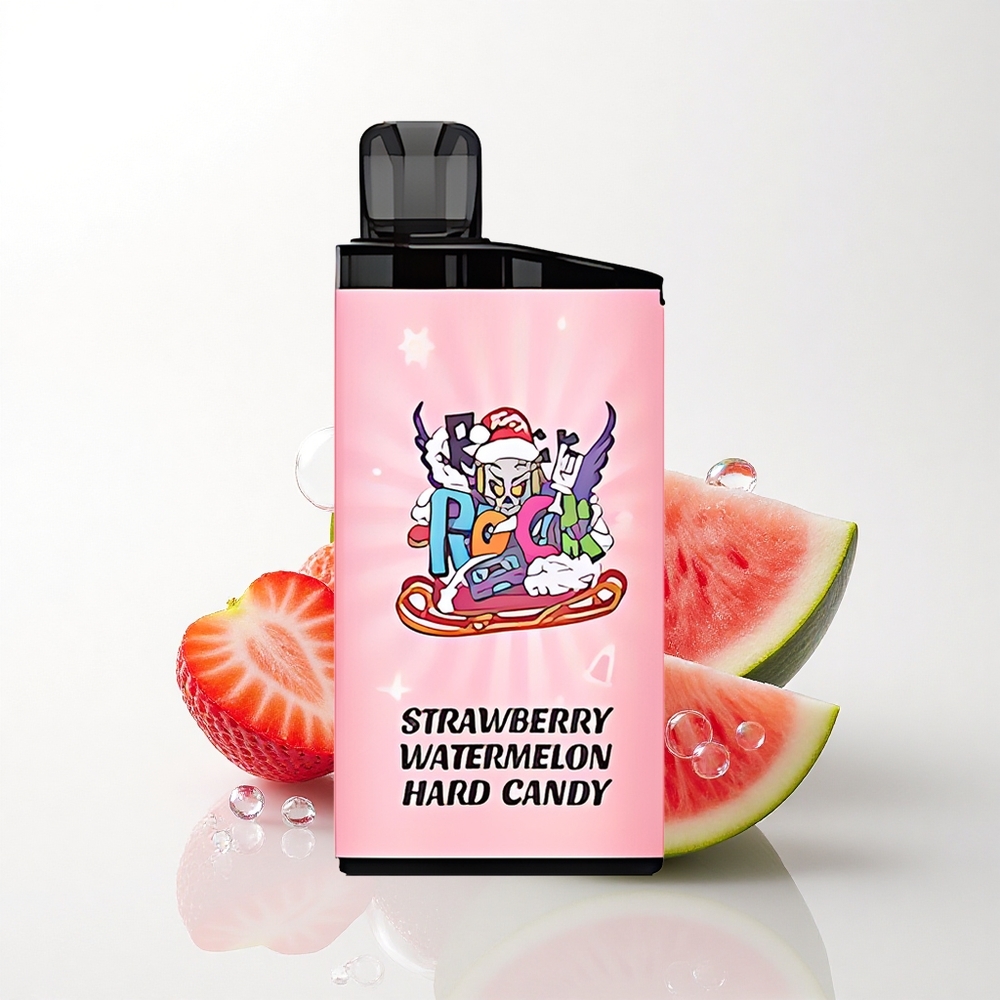 IGET Bar 3500 Puffs Jordbær Vandmelon Hårdt Slik 1400 mAh Mesh Coil