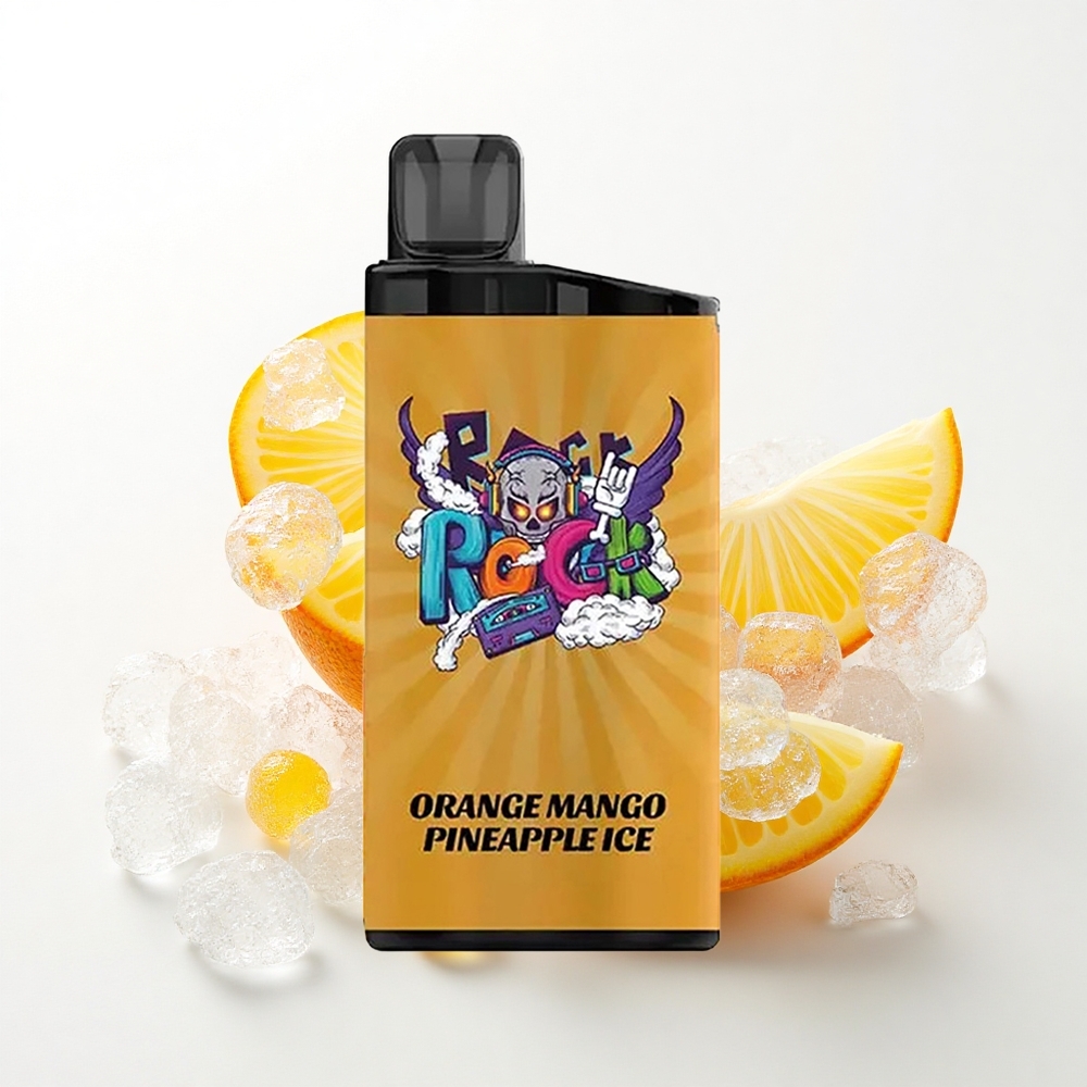 IGET Bar 3500 Puffs Orange Mango Ananas Is med 1400 mAh og 1,2 Ohm Mesh Coil