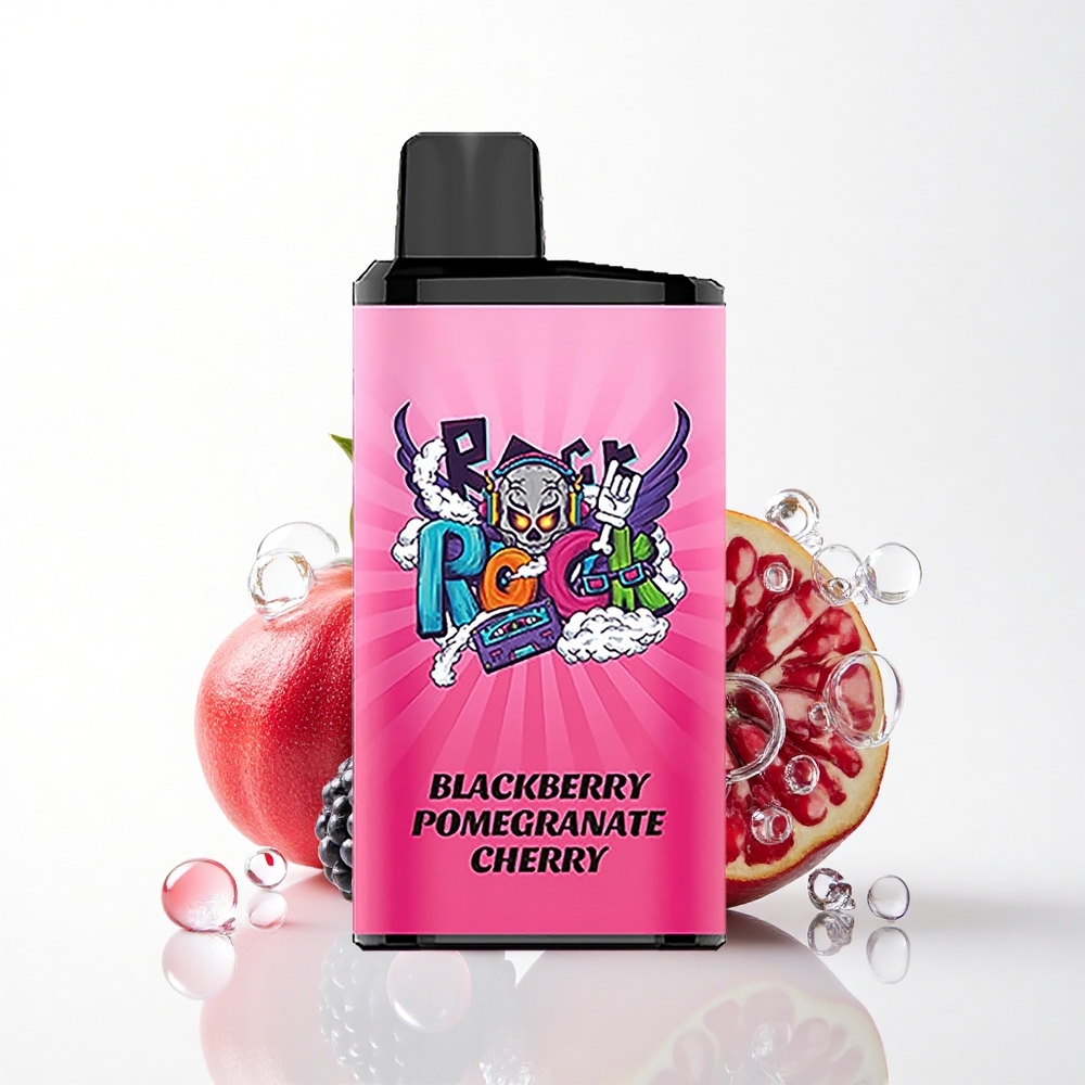IGET Bar Pro 10000 Puffs Brombær Granatæble Kirsebær 2000 mAh 1.2 Ohm Mesh Coil 93 g