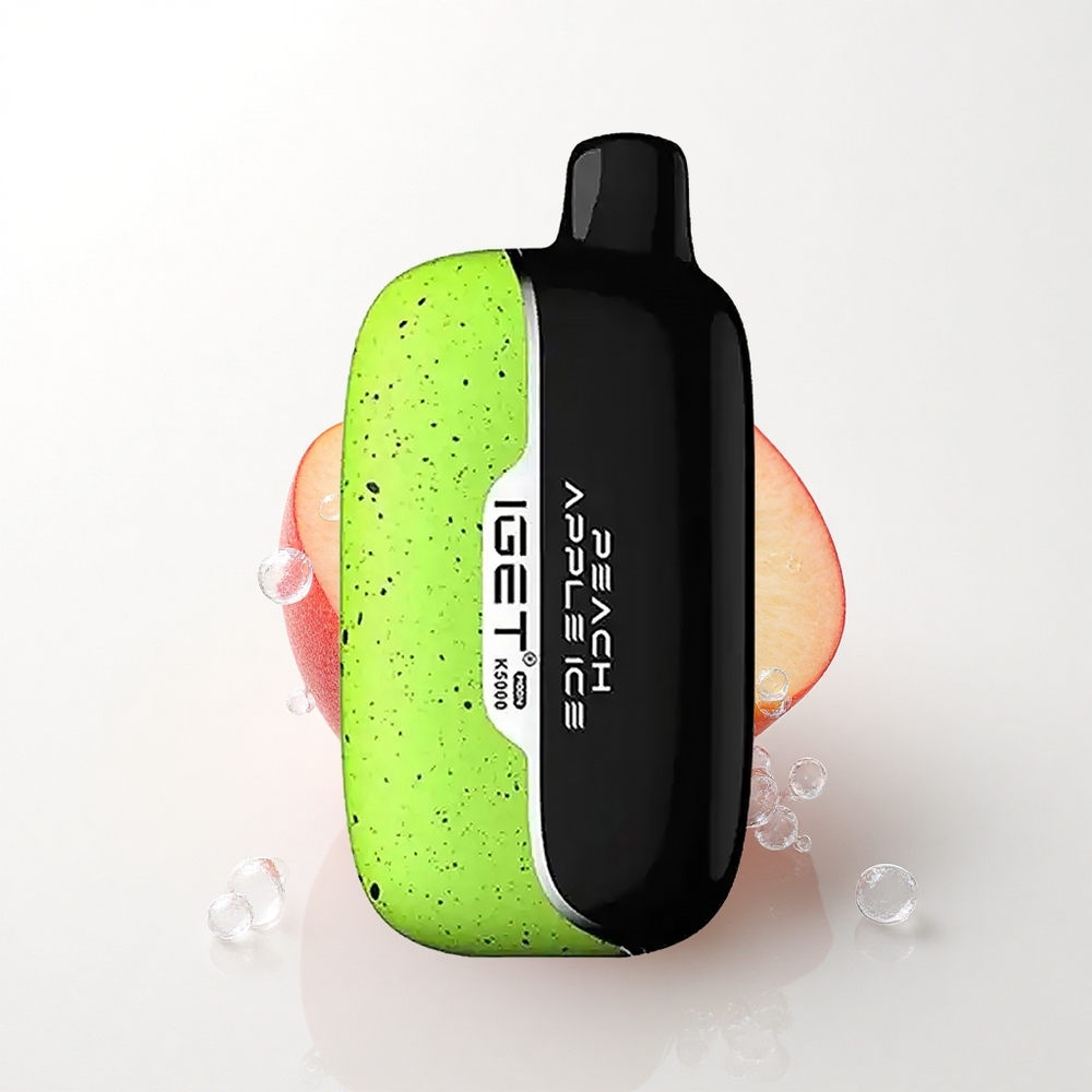 IGET Moon K5000 Puffs Fersken Æble Mesh Coil 1.35 Ohm PC