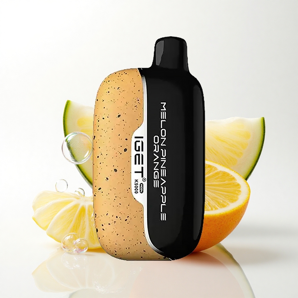 IGET Moon K5000 Puffs Melon Ananas Appelsin PC 1.35 Ohm Mesh