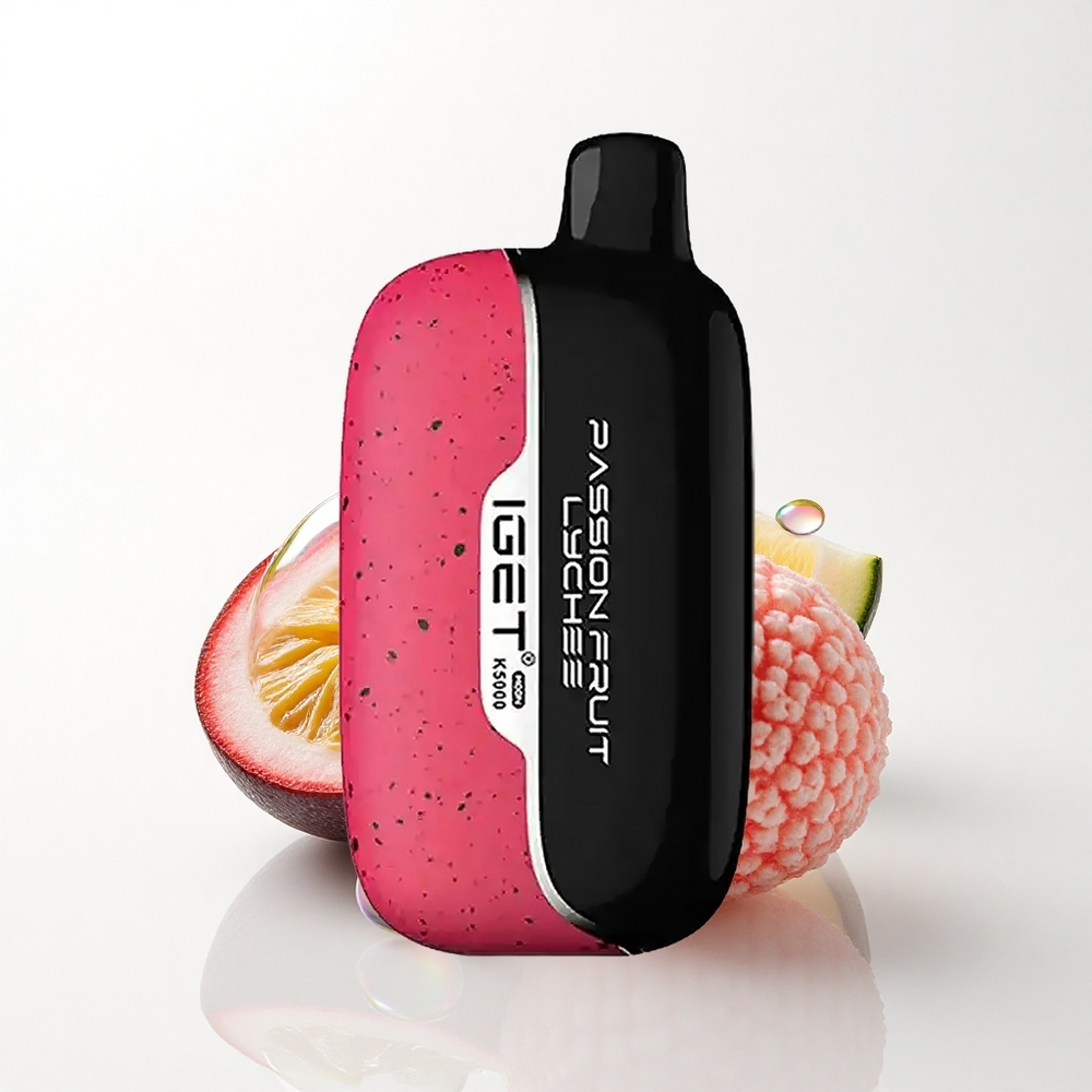 IGET Moon K5000 Puffs Passionfrugt Litchi 5000 Puffs PC 1.35 Ohm Mesh