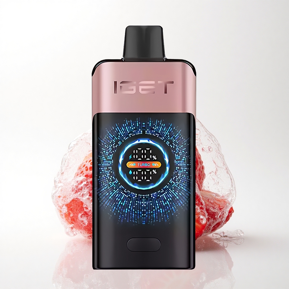 IGET ONE 12000 Puffs Jordbær Dual Mesh 2700 mAh