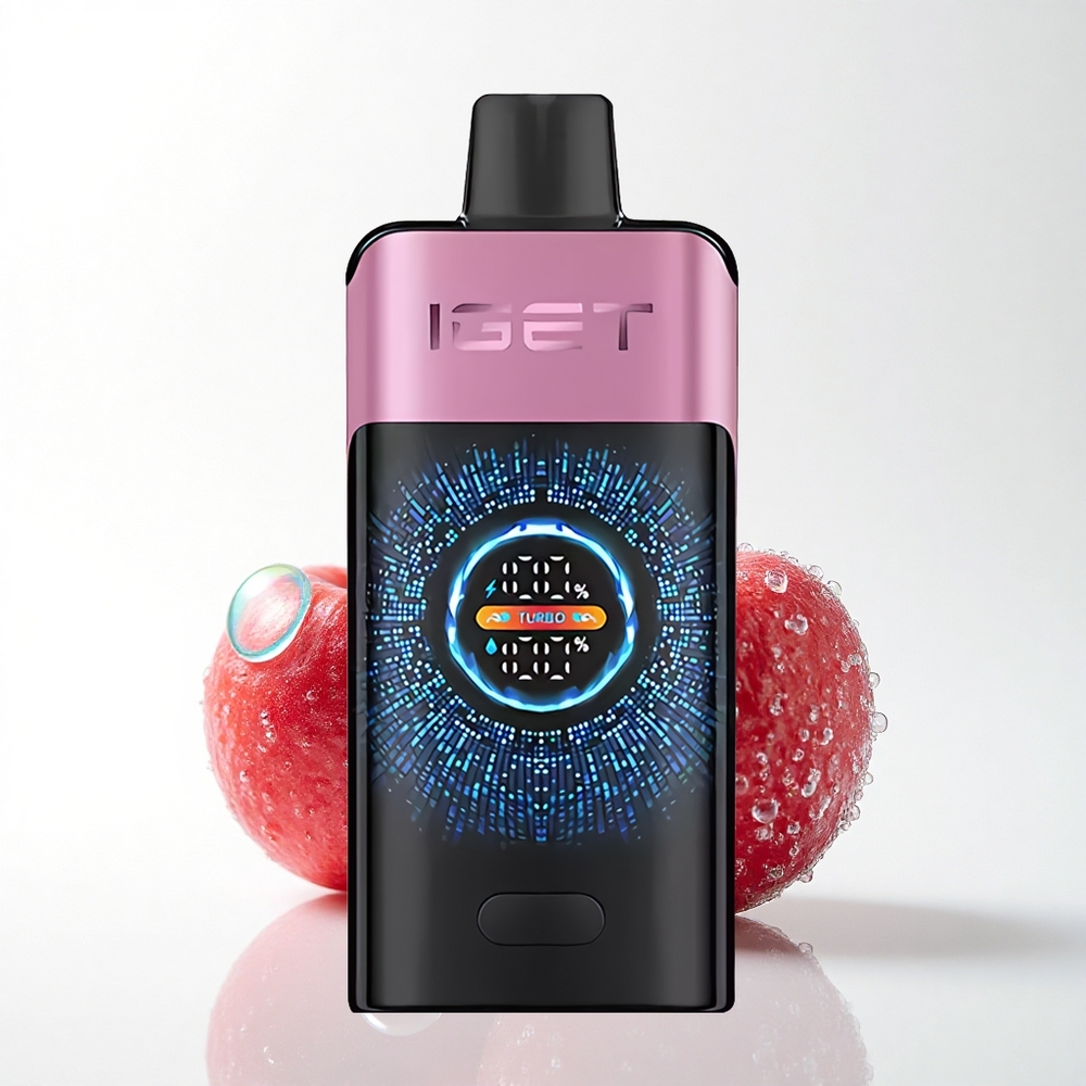 IGET ONE 12000 Puffs Kirsebær Monster 2700 mAh Skærm