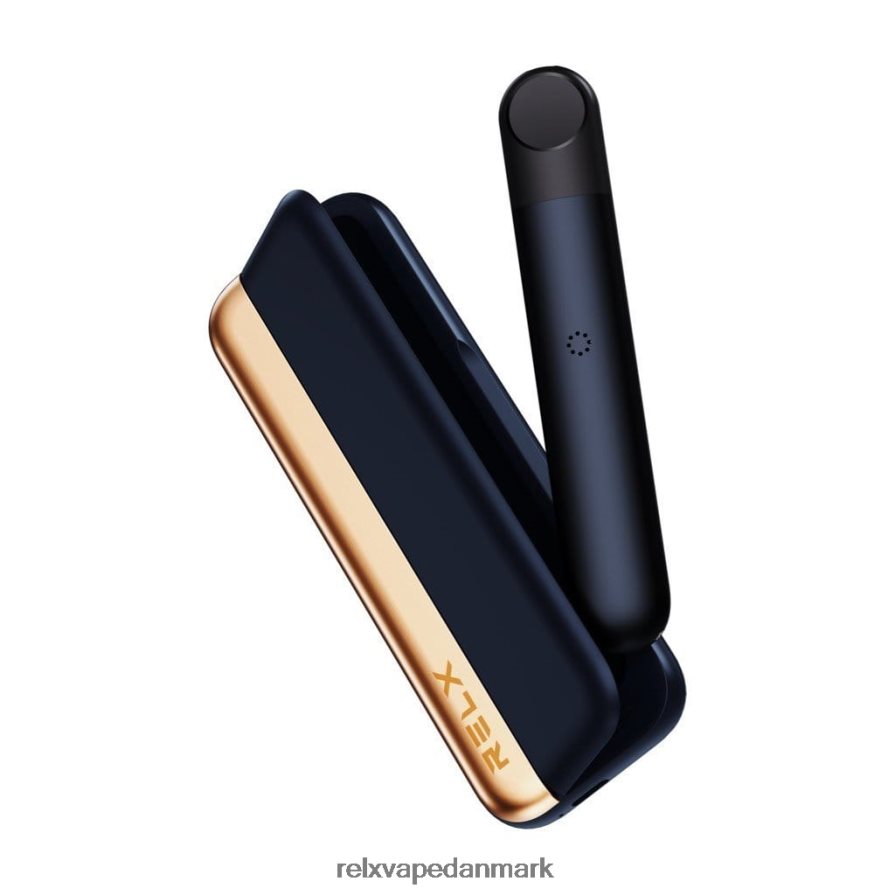 mørkeblå RELX Infinity opladningsetui - RELX vape review V64XDP58