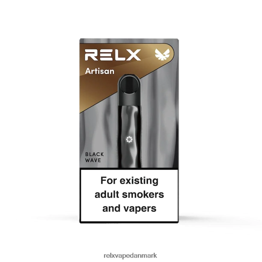 sort bølge RELX Metal Artisan enhed - RELX vape Danmark V64XDP64