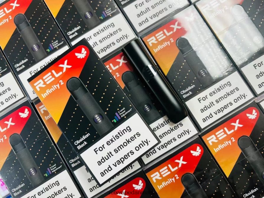 obsidian sort RELX Infinity 2 vape enhed - RELX vape københavn V64XDP66